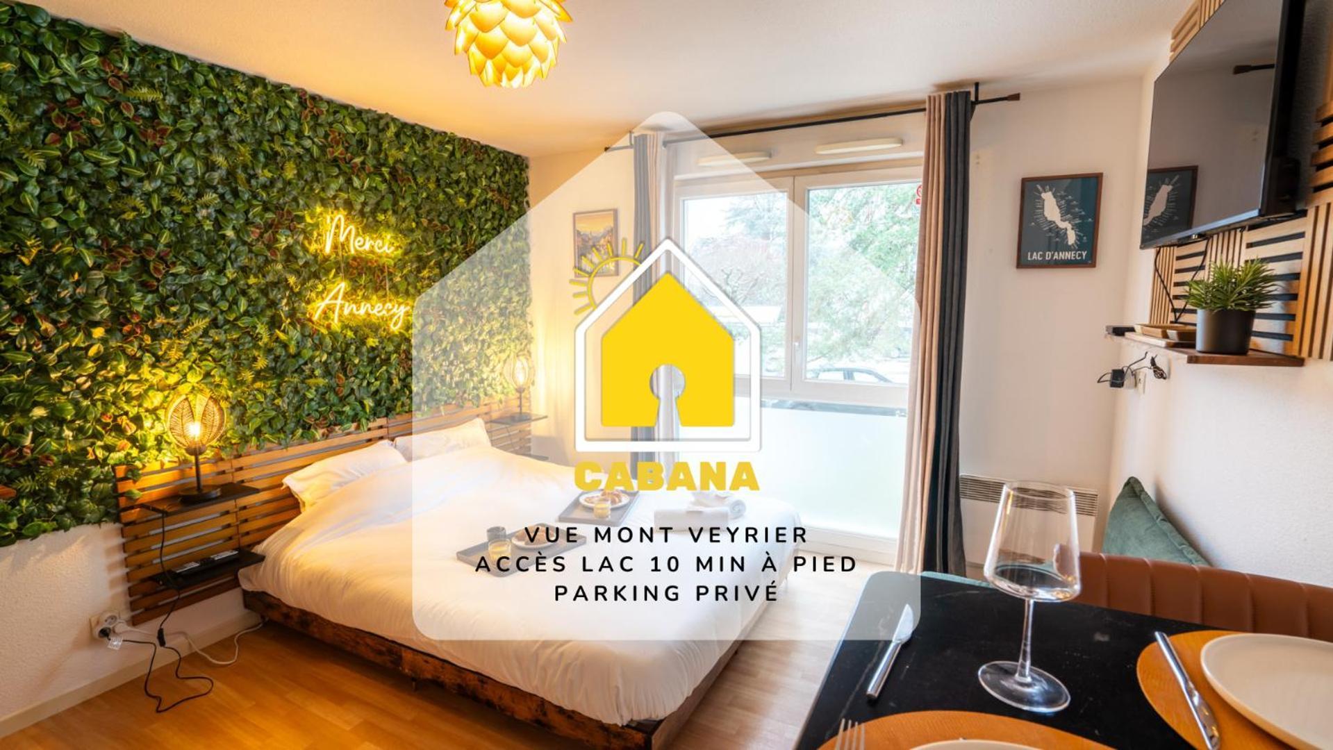 Cabana & Merci Annecy - Parking Et Proche Du Lac Bagian luar foto